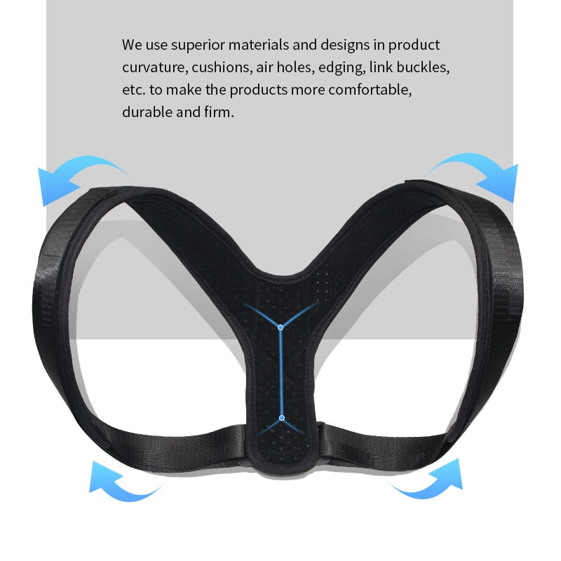 Medical Clavicle Posture Corrector with Back Support Brace Shoulder Corrector