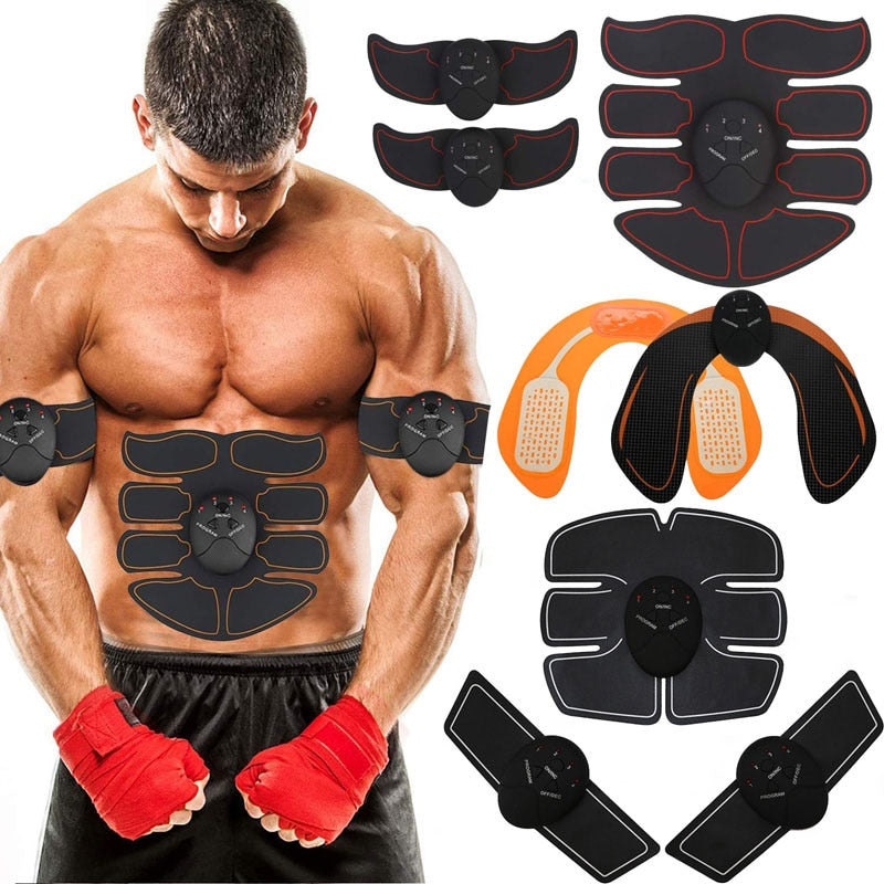 Abdominal  Muscle trainer and Stimulator with Belt Muscle Toner,Body Muscle Fitness Trainer For Abdomen,Arm and Leg