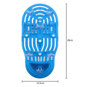 Bath Shower with Feet Massage Slippers and Stone Foot Scrubber which Removes Dead Skin on Foot .