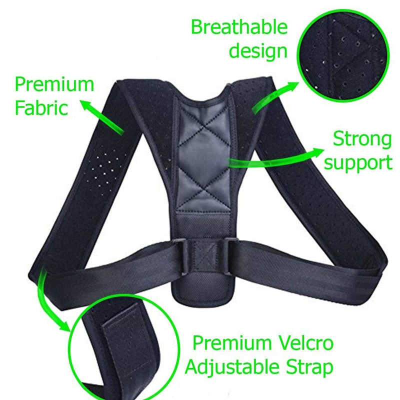 Medical Clavicle Posture Corrector with Back Support Brace Shoulder Corrector