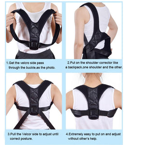 Medical Clavicle Posture Corrector with Back Support Brace Shoulder Corrector