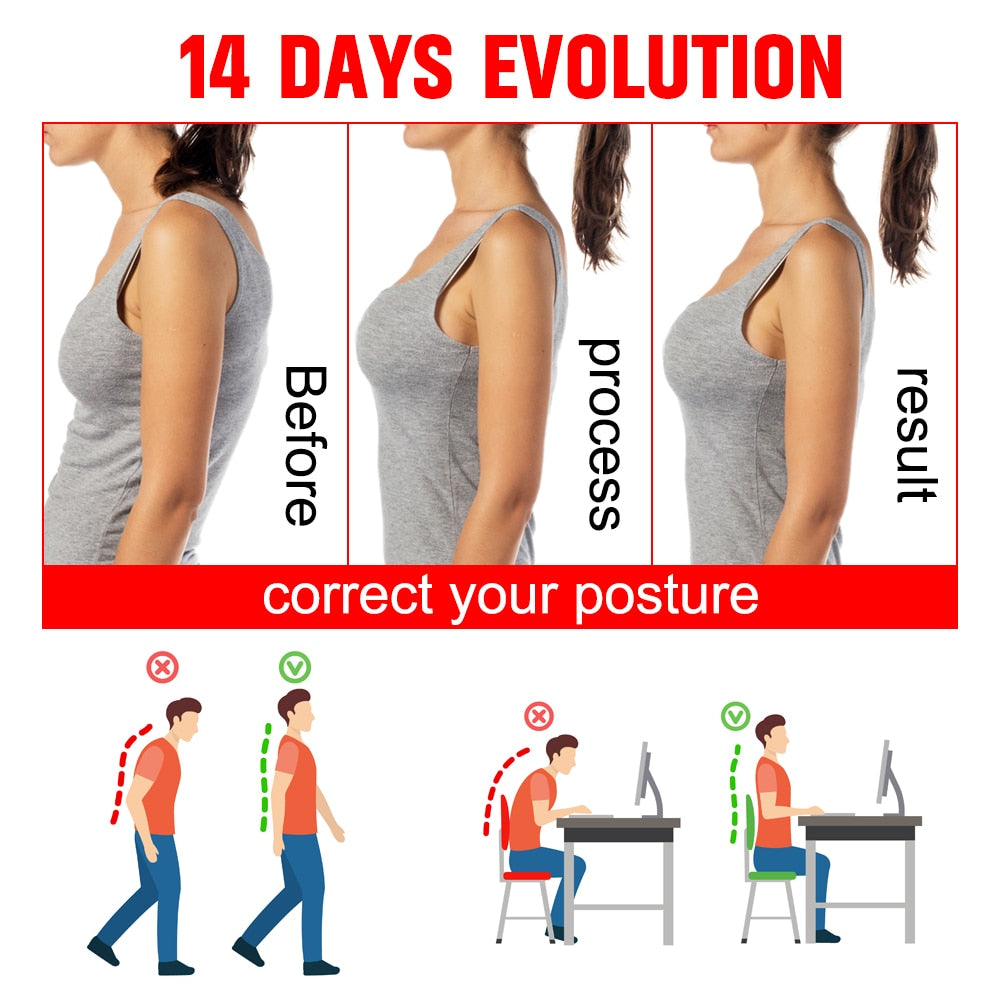 Medical Clavicle Posture Corrector with Back Support Brace Shoulder Corrector