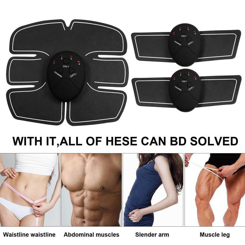 Abdominal  Muscle trainer and Stimulator with Belt Muscle Toner,Body Muscle Fitness Trainer For Abdomen,Arm and Leg