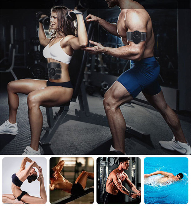 Abdominal  Muscle trainer and Stimulator with Belt Muscle Toner,Body Muscle Fitness Trainer For Abdomen,Arm and Leg
