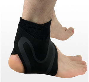 Elastic Ankle Support  Brace with Fitness Adjustable Compression Protectors