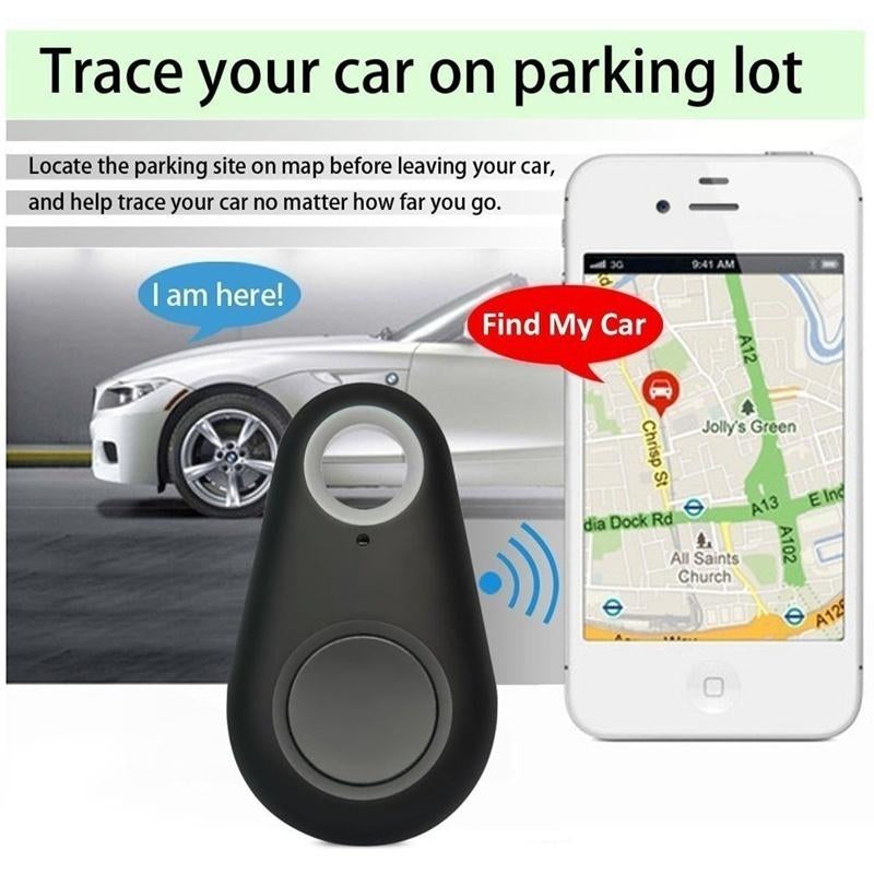 Mini Tracker for Car,Key,Pets,Bags Locator with Wireless Bluetooth GPS Tracker