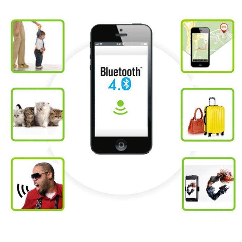 Mini Tracker for Car,Key,Pets,Bags Locator with Wireless Bluetooth GPS Tracker
