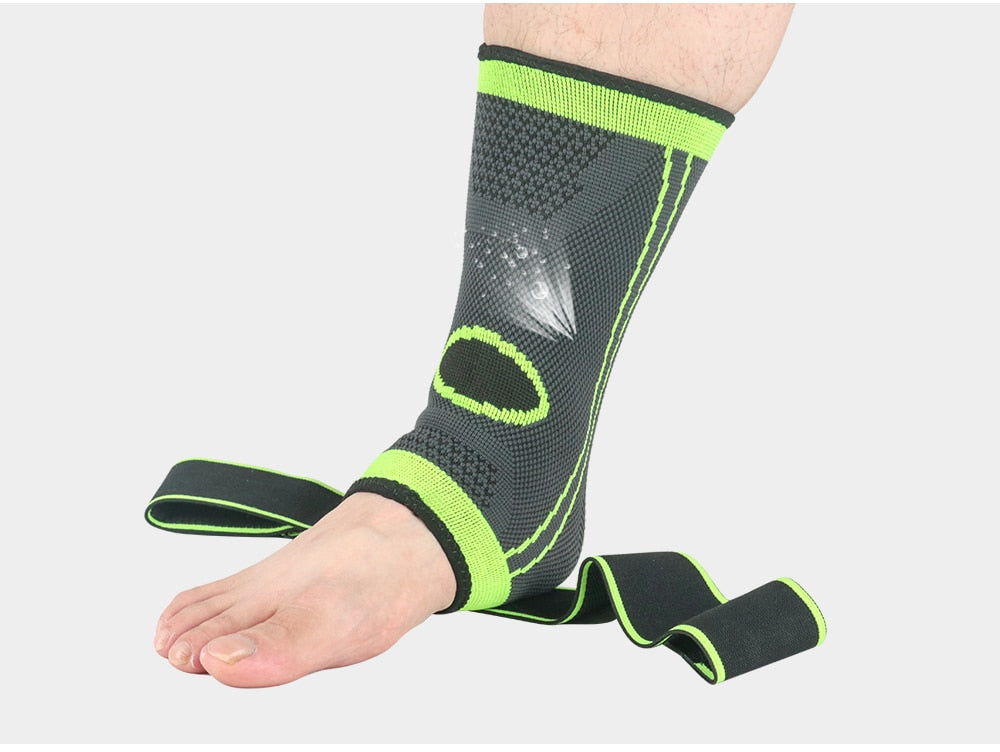 Pressurized Ankle Support, Brace Protector with Strap  Elastic Belt.