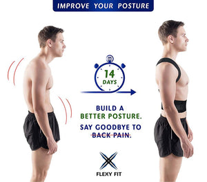 Magnetic Therapy Posture Corrector with Brace Shoulder Back Support Belt.