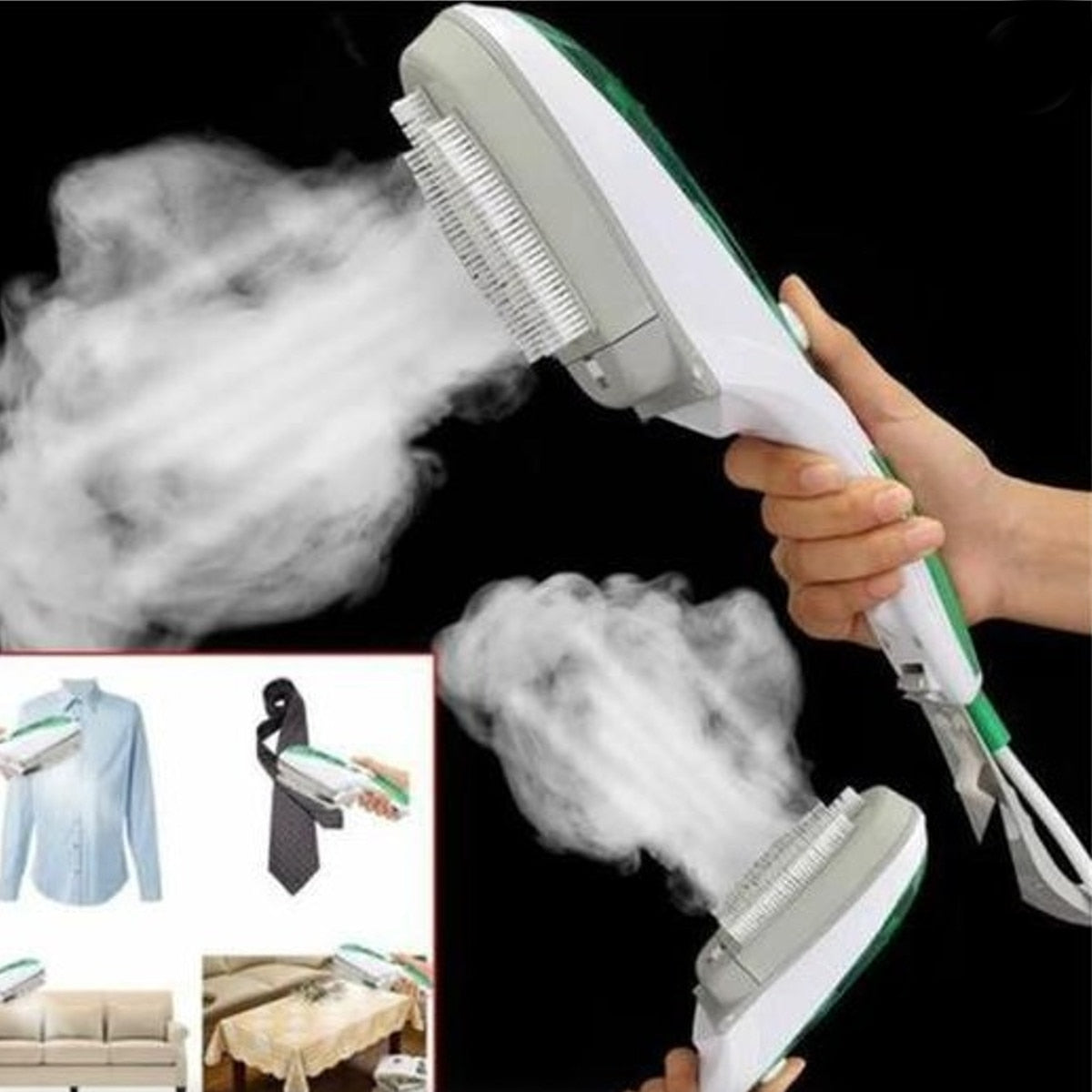 Handheld Portable Steamer Iron Brush For Clothes.