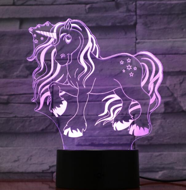 3D Light LED Visual Illusion Lamp.
