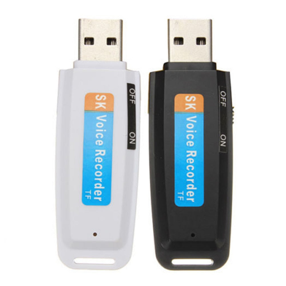 U-Disk Digital Audio Voice Recorder,charger with USB Flash Drive up to 32GB Micro SD
