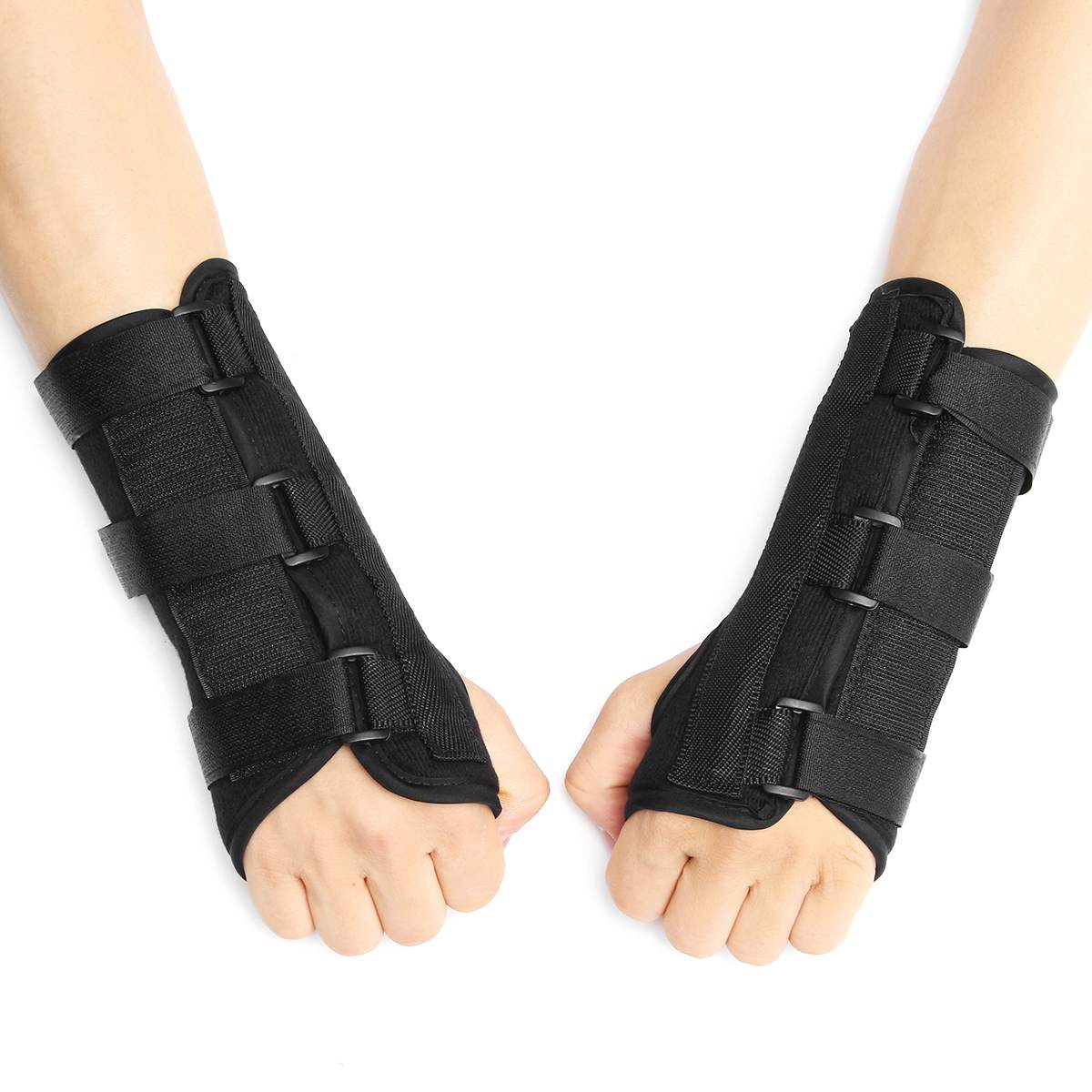 Forearm Splint for Safe Wrist Support with Medical Wrist Brace Pads