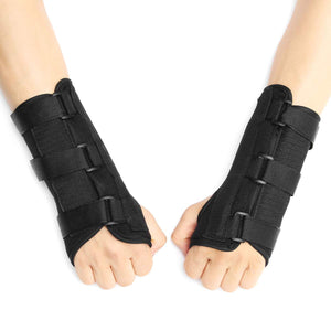 Forearm Splint for Safe Wrist Support with Medical Wrist Brace Pads