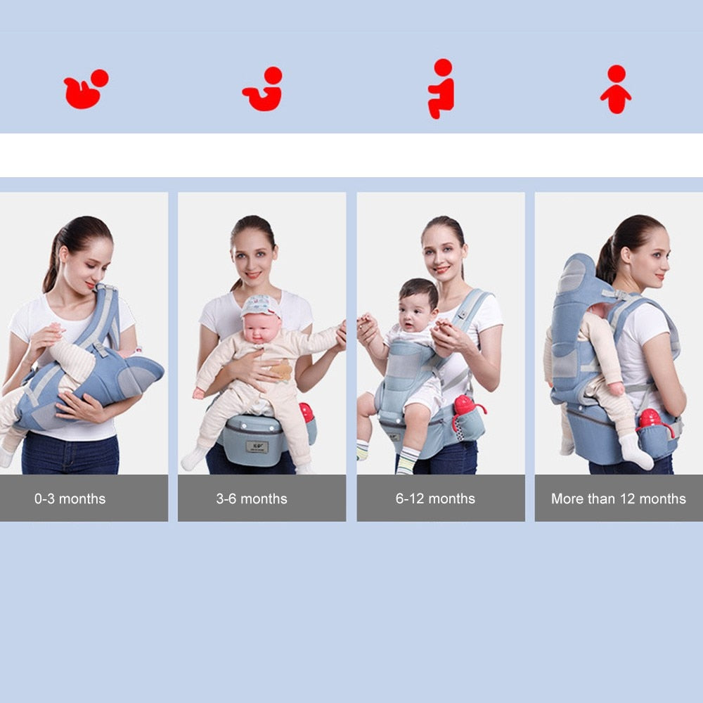 Baby Hipseat Carrier Front Facing Baby Wrap Sling for Baby Travel