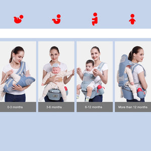 Baby Hipseat Carrier Front Facing Baby Wrap Sling for Baby Travel